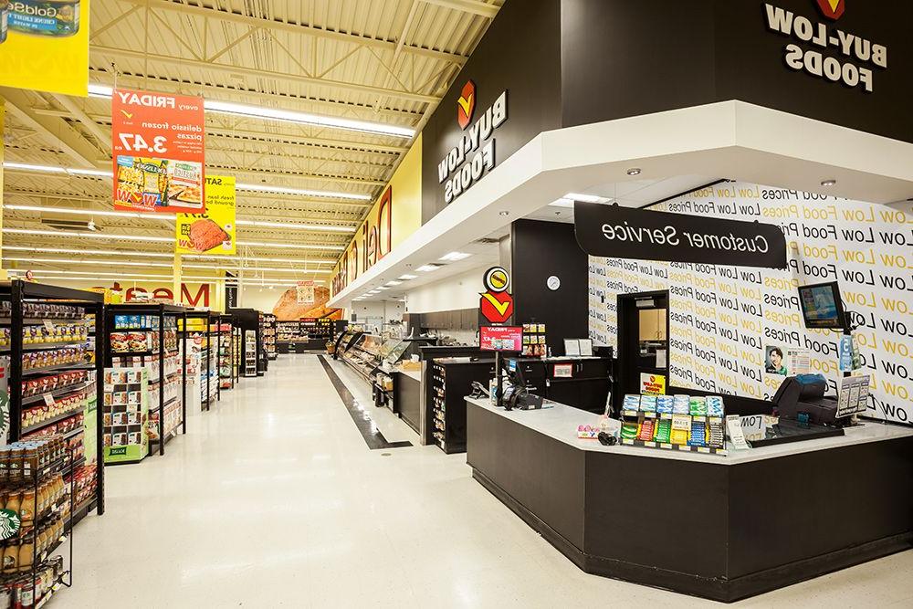 Cree Lighting's bright and ambient led retail lighting at Buy-Low Foods